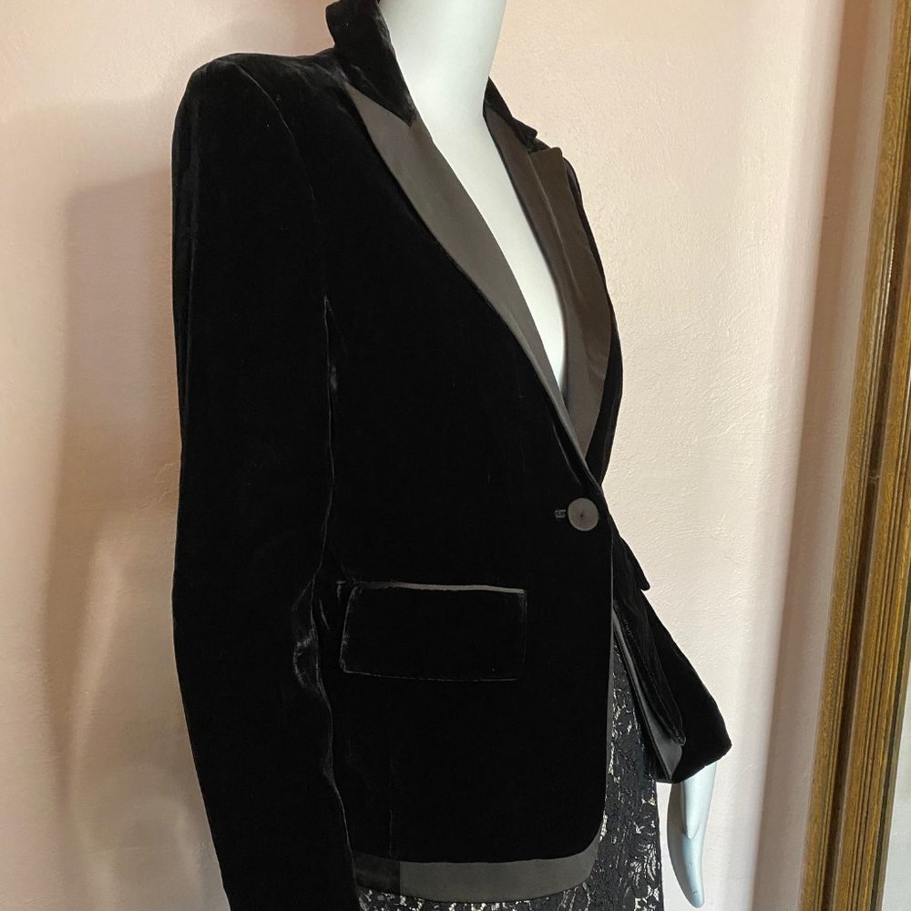 VELVET TUXEDO JACKET to die for size S